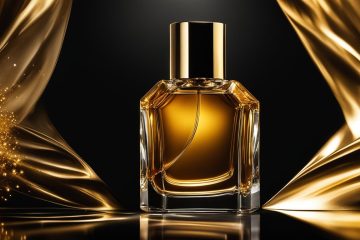 perfume masculino dourado